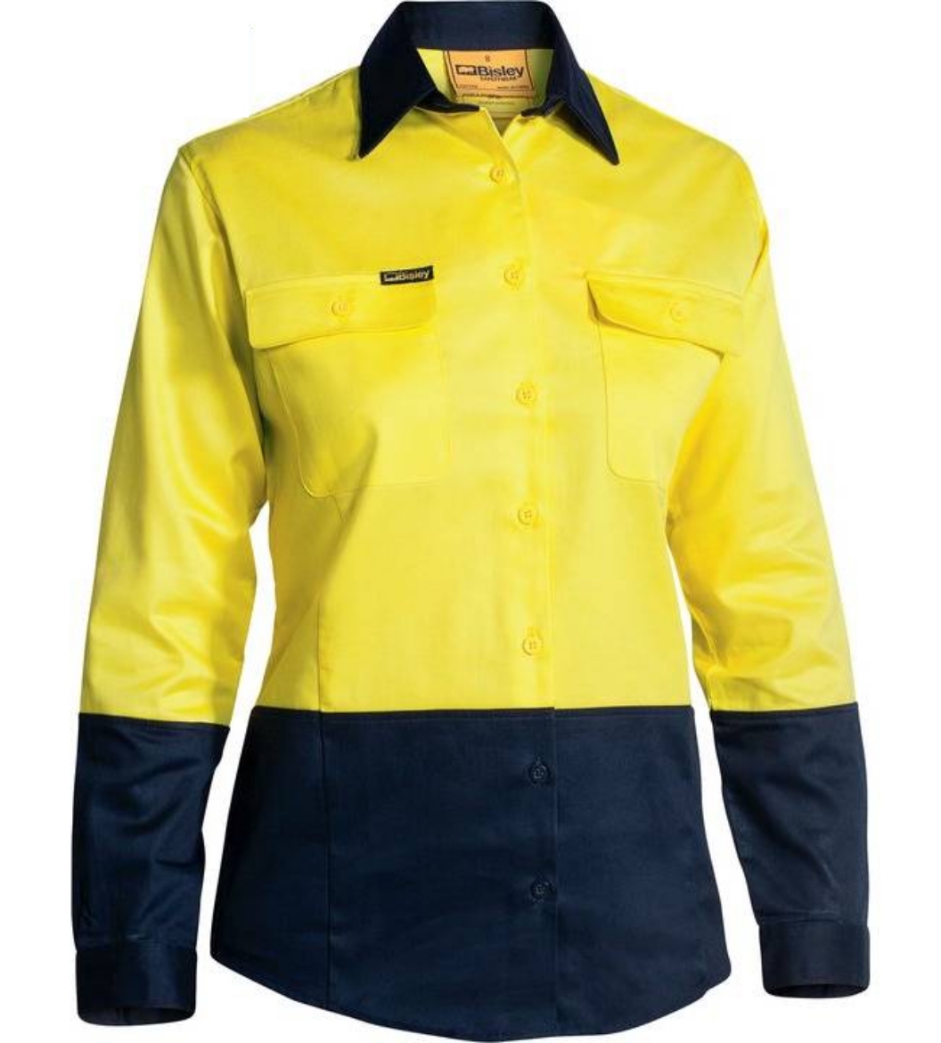 Picture of Bisley,Women's Hi Vis Drill Shirtt